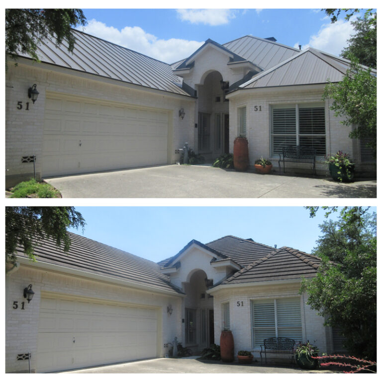 Before & After Metal Roofs | Southwest Metal Roofing Systems